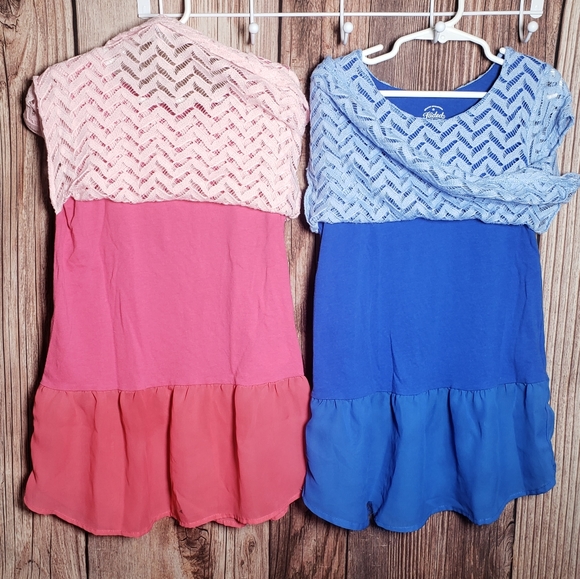 (032) *TWINS* Girls: 7/8 Faded Glory Tops- AB3 - Picture 4 of 9